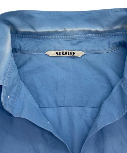 AURALEE（オーラリー）AURALEE (オーラリー) WASHED FINX TWILL SHIRT ブルー サイズ:4の古着・服飾アイテム