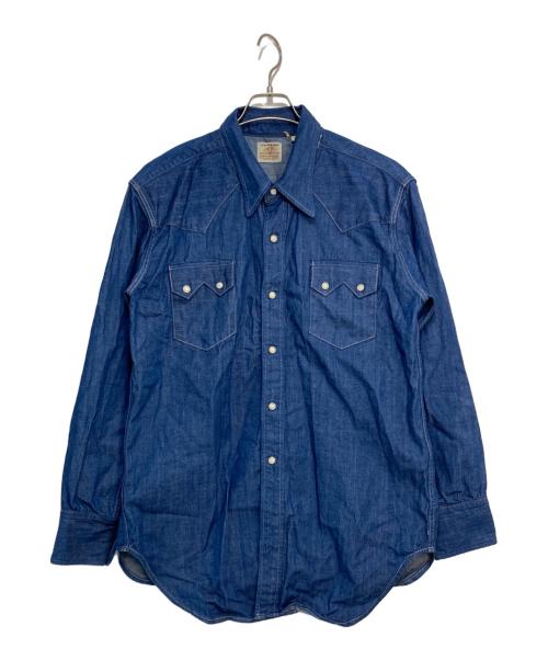 LEVI'S VINTAGE CLOTHING（リーバイス ビンテージ クロージング）LEVI'S VINTAGE CLOTHING (リーバイス ビンテージ クロージング) SHORTHORN SAWTOOTH ウエスタンシャツ インディゴ サイズ:Mの古着・服飾アイテム
