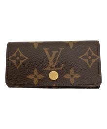 LOUIS VUITTON（ルイ ヴィトン）の古着「ミュルティクレ 4 モノグラム キーケース」｜ブラウン