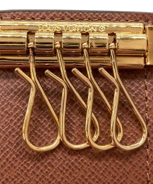 LOUIS VUITTON（ルイ ヴィトン）LOUIS VUITTON (ルイ ヴィトン) ミュルティクレ 4 モノグラム キーケース ブラウンの古着・服飾アイテム