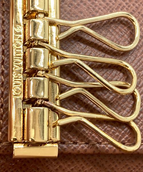 LOUIS VUITTON（ルイ ヴィトン）LOUIS VUITTON (ルイ ヴィトン) ミュルティクレ 4 モノグラム キーケース ブラウンの古着・服飾アイテム