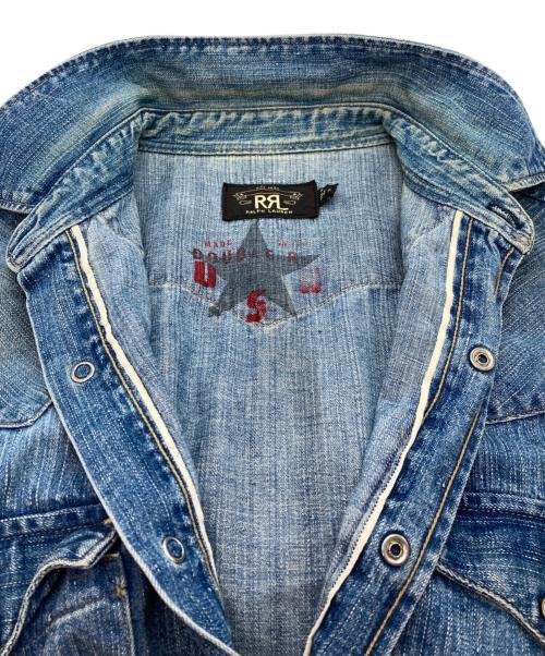 RRL（ダブルアールエル）RRL (ダブルアールエル) コンチョ付ウエスタンデニムシャツ インディゴ サイズ:Sの古着・服飾アイテム