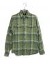 RRL（ダブルアールエル）の古着「長袖チェックシャツ」｜グリーン×ブルー