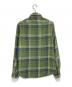 RRL (ダブルアールエル) 長袖チェックシャツ グリーン×ブルー サイズ:M：17000円