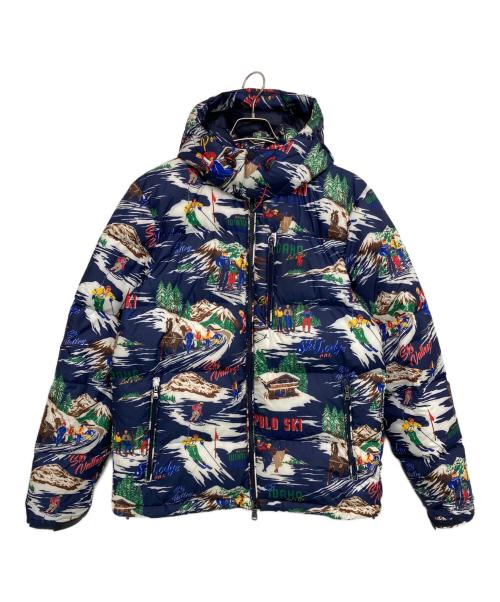 POLO RALPH LAUREN（ポロ・ラルフローレン）POLO RALPH LAUREN (ポロ・ラルフローレン) SKI DOWN JACKET ネイビー サイズ:Mの古着・服飾アイテム