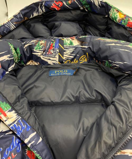 POLO RALPH LAUREN（ポロ・ラルフローレン）POLO RALPH LAUREN (ポロ・ラルフローレン) SKI DOWN JACKET ネイビー サイズ:Mの古着・服飾アイテム