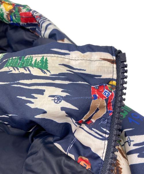 POLO RALPH LAUREN（ポロ・ラルフローレン）POLO RALPH LAUREN (ポロ・ラルフローレン) SKI DOWN JACKET ネイビー サイズ:Mの古着・服飾アイテム