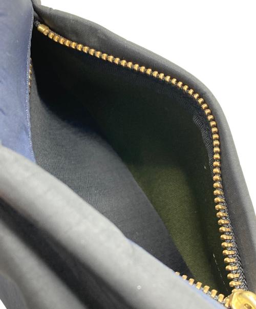 PORTER（ポーター）PORTER (ポーター) MARNI (マルニ) バイカラー ミニショルダーバッグ ブラック×ネイビーの古着・服飾アイテム