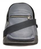COACHコーチ）の古着「2540 Pebble Leather West Pack Black」｜ネイビー