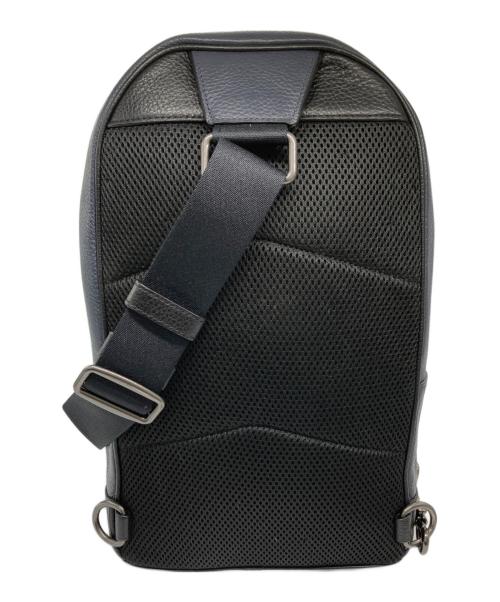 COACH（コーチ）COACH (コーチ) 2540 Pebble Leather West Pack Black ネイビーの古着・服飾アイテム