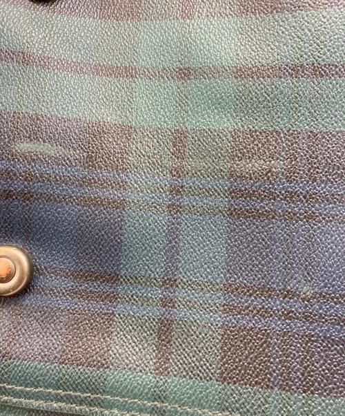 POLO RALPH LAUREN（ポロ・ラルフローレン）POLO RALPH LAUREN (ポロ・ラルフローレン) チェック 2WAYボストンバッグ グリーンの古着・服飾アイテム