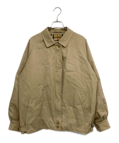 Burberry's（バーバリーズ）Burberry's (バーバリーズ) 80's 裏ノバチェック スイングトップブルゾン ベージュ サイズ:REG 14の古着・服飾アイテム