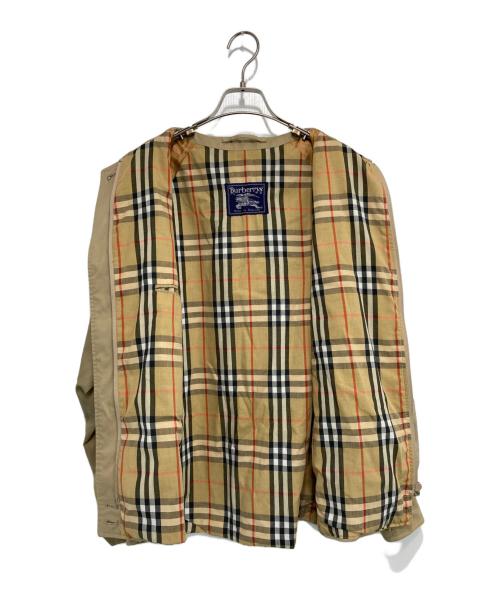 Burberry's（バーバリーズ）Burberry's (バーバリーズ) 80's 裏ノバチェック スイングトップブルゾン ベージュ サイズ:REG 14の古着・服飾アイテム