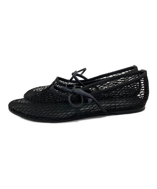 SY UNITED ARROWS（シーユナイテッドアローズ）SY UNITED ARROWS (シーユナイテッドアローズ) メッシュフラットパンプス ブラック サイズ:SIZE 23 1/2の古着・服飾アイテム