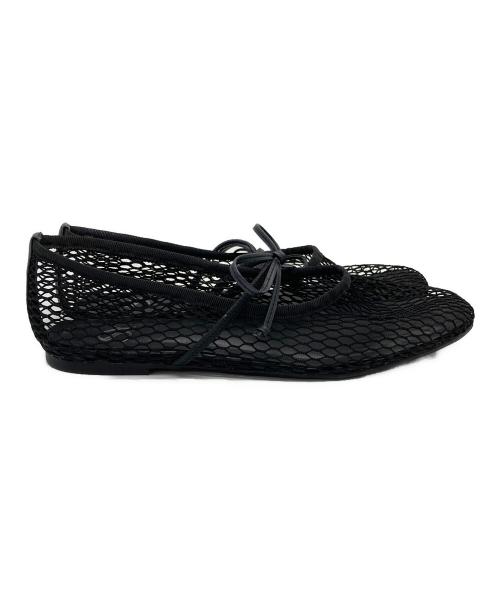 SY UNITED ARROWS（シーユナイテッドアローズ）SY UNITED ARROWS (シーユナイテッドアローズ) メッシュフラットパンプス ブラック サイズ:SIZE 23 1/2の古着・服飾アイテム