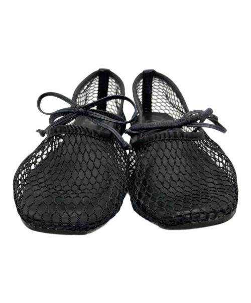 SY UNITED ARROWS（シーユナイテッドアローズ）SY UNITED ARROWS (シーユナイテッドアローズ) メッシュフラットパンプス ブラック サイズ:SIZE 23 1/2の古着・服飾アイテム