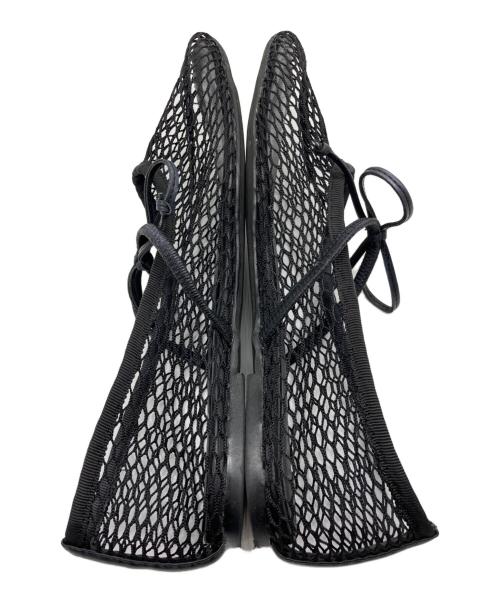SY UNITED ARROWS（シーユナイテッドアローズ）SY UNITED ARROWS (シーユナイテッドアローズ) メッシュフラットパンプス ブラック サイズ:SIZE 23 1/2の古着・服飾アイテム