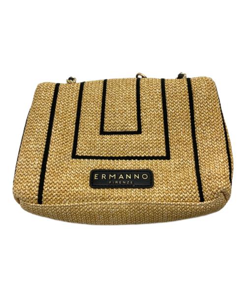 ERMANNO FIRENZE（エルマンニノフィレンツェ）ERMANNO FIRENZE (エルマンニノフィレンツェ) チェーンショルダーバッグ ベージュの古着・服飾アイテム
