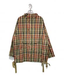 IENA LA BOUCLE（イエナ ラ ブークル）の古着「チェックアノラックパーカー」｜ベージュ×レッド