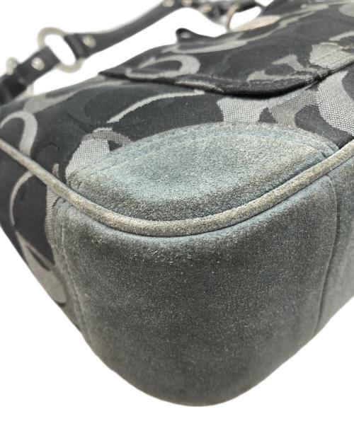 COACH（コーチ）COACH (コーチ) シグネチャー ワンショルダーバッグ ブラックの古着・服飾アイテム