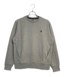 POLO RALPH LAUREN（ポロ・ラルフローレン）の古着「クルーネックスウェット」｜グレー