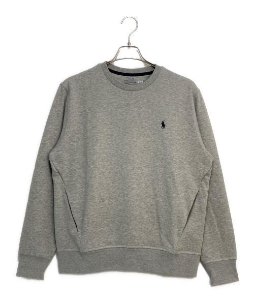 POLO RALPH LAUREN（ポロ・ラルフローレン）POLO RALPH LAUREN (ポロ・ラルフローレン) クルーネックスウェット グレー サイズ:Mの古着・服飾アイテム