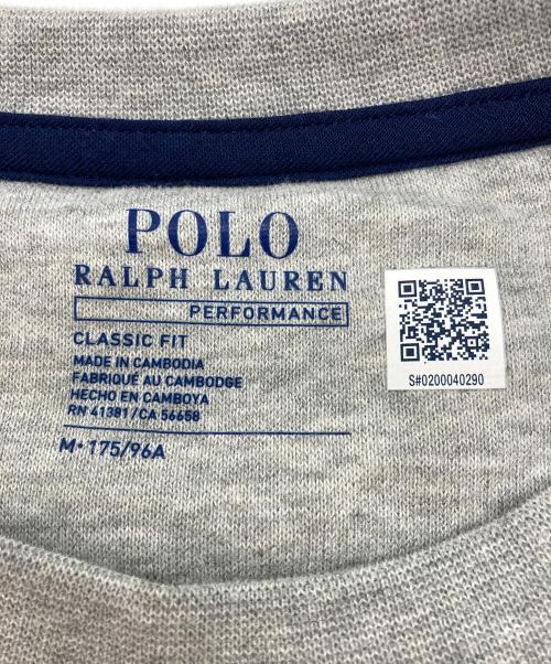 POLO RALPH LAUREN（ポロ・ラルフローレン）POLO RALPH LAUREN (ポロ・ラルフローレン) クルーネックスウェット グレー サイズ:Mの古着・服飾アイテム
