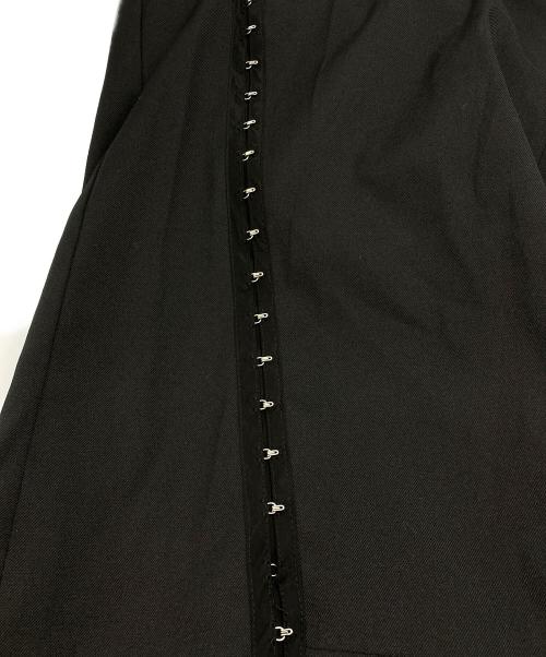 MAISON SPECIAL（メゾンスペシャル）MAISON SPECIAL (メゾンスペシャル) サイドホックワイドパンツ ブラック サイズ:38の古着・服飾アイテム