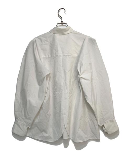 ENFOLD（エンフォルド）ENFOLD (エンフォルド) HOLE-COLLAR SHIRT ホワイト サイズ:38の古着・服飾アイテム