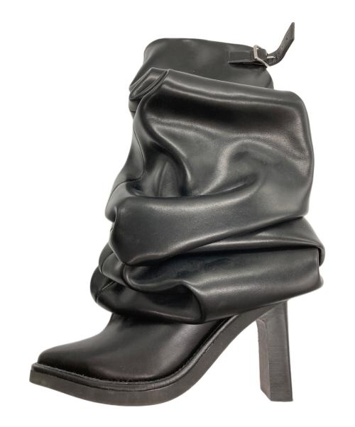 POOLDE（プールデ）POOLDE (プールデ) Melted Boots ブラック サイズ:39の古着・服飾アイテム