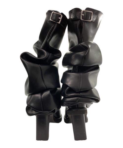 POOLDE（プールデ）POOLDE (プールデ) Melted Boots ブラック サイズ:39の古着・服飾アイテム