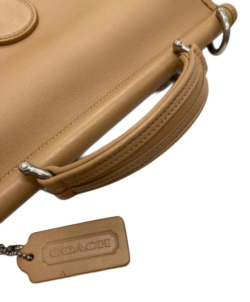 COACH（コーチ）COACH (コーチ) ウィリス ターンロック 2WAYバッグ ベージュの古着・服飾アイテム