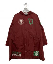 UNDERCOVER（アンダーカバー）の古着「Total Youth Tiger フーデッドコート」｜ボルドー