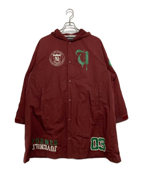 UNDERCOVER（アンダーカバー）UNDERCOVER (アンダーカバー) Total Youth Tiger フーデッドコート ボルドー サイズ:SIZE 2の古着・服飾アイテム