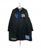 UNDERCOVERアンダーカバー）の古着「Total Youth Tiger フーデッドコート」｜ブラック