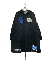 UNDERCOVER（アンダーカバー）の古着「Total Youth Tiger フーデッドコート」｜ブラック