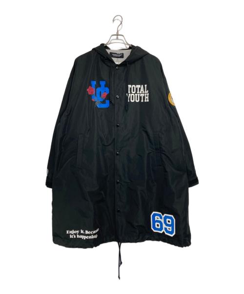 UNDERCOVER（アンダーカバー）UNDERCOVER (アンダーカバー) Total Youth Tiger フーデッドコート ブラック サイズ:3の古着・服飾アイテム
