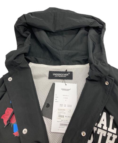 UNDERCOVER（アンダーカバー）UNDERCOVER (アンダーカバー) Total Youth Tiger フーデッドコート ブラック サイズ:3の古着・服飾アイテム