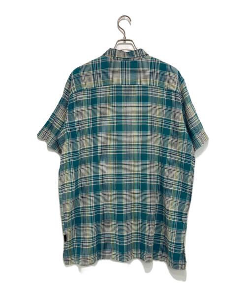 Patagonia（パタゴニア）Patagonia (パタゴニア) オーガニックコットン チェックシャツ ブルー×イエロー サイズ:XLの古着・服飾アイテム