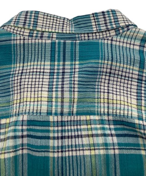Patagonia（パタゴニア）Patagonia (パタゴニア) オーガニックコットン チェックシャツ ブルー×イエロー サイズ:XLの古着・服飾アイテム