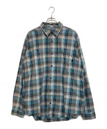 Patagonia（パタゴニア）の古着「オーガニックコットン チェックシャツ」｜ブルー×グレー