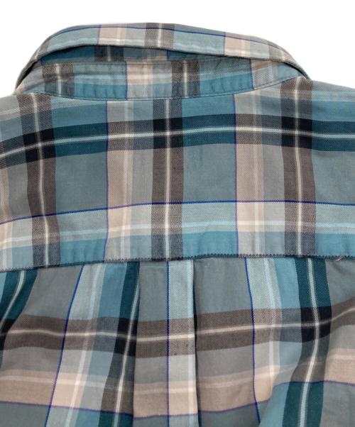 Patagonia（パタゴニア）Patagonia (パタゴニア) オーガニックコットン チェックシャツ ブルー×グレー サイズ:Lの古着・服飾アイテム