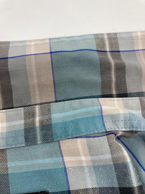 Patagonia（パタゴニア）Patagonia (パタゴニア) オーガニックコットン チェックシャツ ブルー×グレー サイズ:Lの古着・服飾アイテム
