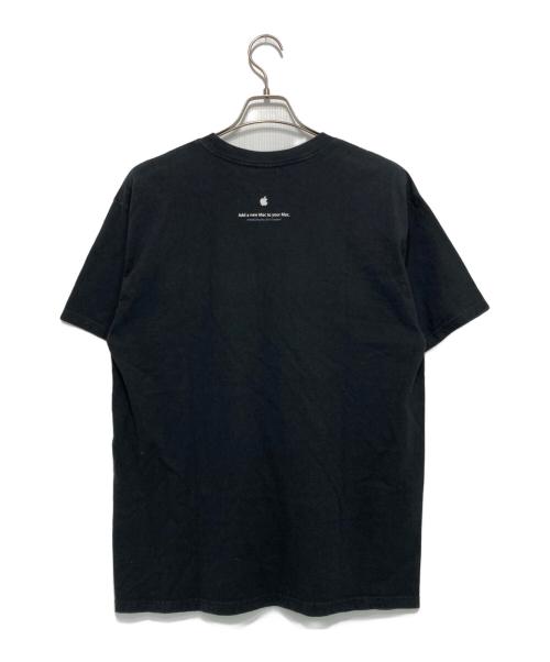 Hanes（ヘインズ）Hanes (ヘインズ) Apple Mac OS プリントTシャツ ブラック サイズ:Lの古着・服飾アイテム