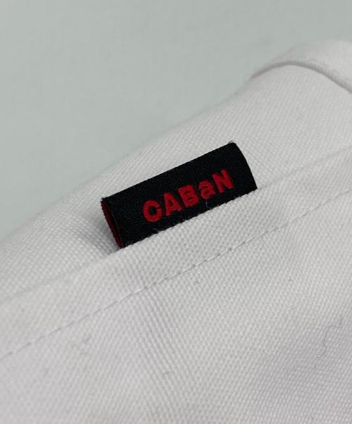CABAN（キャバン）CABAN (キャバン) Elephant刺繍 プレイフルトートバッグ ホワイトの古着・服飾アイテム