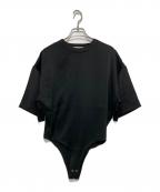 KANAKO SAKAIカナコ サカイ）の古着「SATIN BODYSUIT」｜ブラック