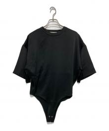 KANAKO SAKAI（カナコ サカイ）の古着「SATIN BODYSUIT」｜ブラック