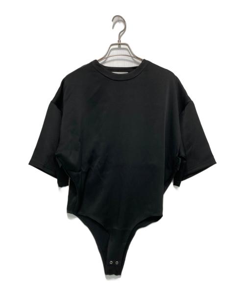 KANAKO SAKAI（カナコ サカイ）KANAKO SAKAI (カナコ サカイ) SATIN BODYSUIT ブラック サイズ:34 未使用品の古着・服飾アイテム