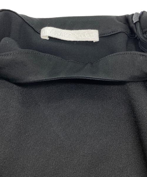 KANAKO SAKAI（カナコ サカイ）KANAKO SAKAI (カナコ サカイ) SATIN BODYSUIT ブラック サイズ:34 未使用品の古着・服飾アイテム