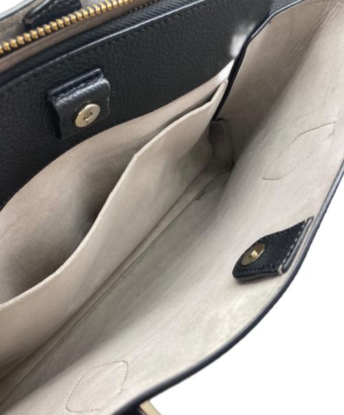 Kate Spade（ケイトスペード）Kate Spade (ケイトスペード) zeezeeラージワークトートバッグ ブラックの古着・服飾アイテム